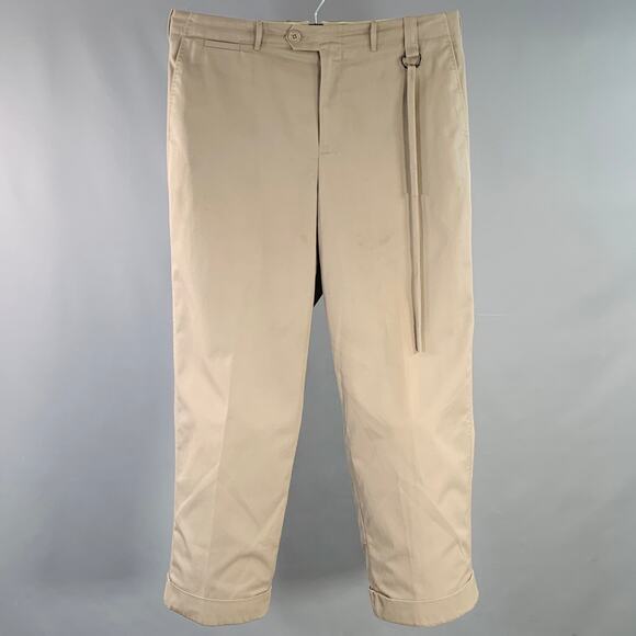 CRAIG GREEN Size L Beige Polyester Cotton Twill Straight Casual Pants - Picture 1 of 6